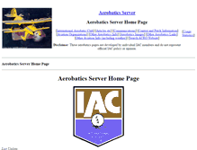 Tablet Screenshot of acro.aerobaticsweb.org